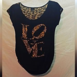Women's top size XL (black)